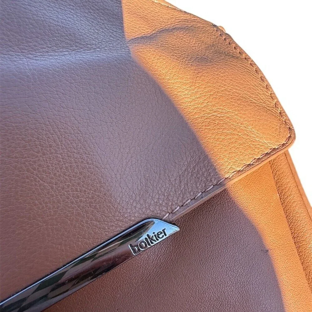 Botkier Valentina Small Crossbody Bag Cognac Tan Leather